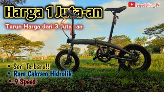 Sepeda Lipat Murah Berkualitas, 1 Jutaan Rem Hidraulik #sepedalipat #pasific