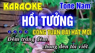 Hồi Tưởng Karaoke Tone Nam Nhạc Sống Rumba KARAOKE CÔNG TUẤN BOLERO MỚI NHẤT - Minh Đức Karaoke