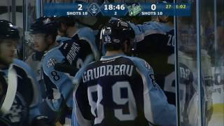 Gaudreau Power-Play Goal Puts Ads up Two