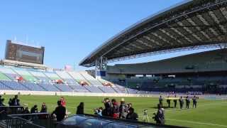 2013.12.31　高校サッカー選手権 1回戦　佐賀東×東海学園　2/4　選手入場