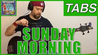 "Sunday Morning" bass tabs cover, No Doubt [PLAYALONG]