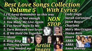 BEST LOVE SONGS COLLECTION (WITH LYRICS) VOLUME 5.