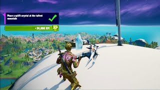 Fortnite - Place A Spirit Crystal At The Tallest Mountain (Season 6 Week 11 Challenges)