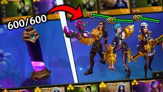 I CASHED OUT 600+ SHIMMER and got a TRIPLE 3 STAR LEGENDARY ARCANE COMP!! | Teamfight Tactics Set 13