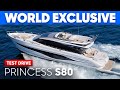 FIRST DRIVE of the 4,000hp Princess S80 | Sea Trial, Tour & Review