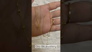 Layered station ball necklace available @ Oro 18k Jewellery #gold  #ginto #ongpin #legitseller