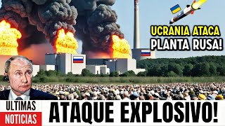 Putin clama por reunión de emergencia! Ucrania bombarda la mayor plaza de gas y petróleo de Rusia!