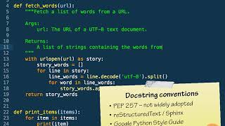 4 8 Documenting your code using docstrings