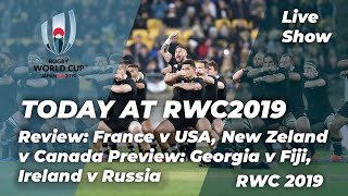 Review New Zeland v Canada, France v USA - Rugby World Cup 2019
