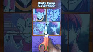 How to make Endless HISOKA MOROW Hunter X Hunter Card #shorts #hisoka #hunterxhunter #painting #art