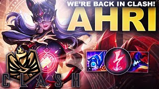 CLASH IS BACK! AHRI - Clash Tournament: Game 1 | League of Legends