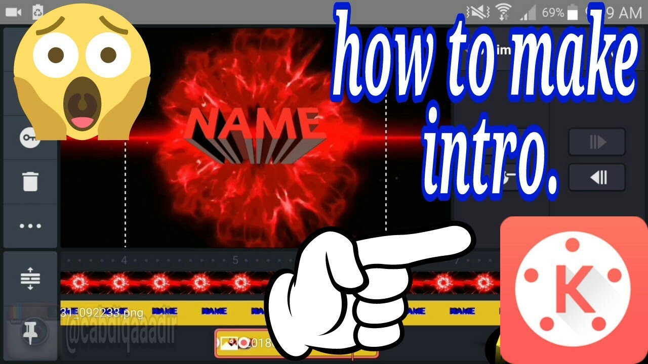 HOW TO MAKE AN INTRO ON KINEMASTER TUTORIAL. - YouTube