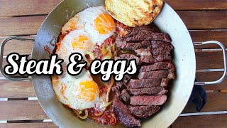 Πρωινό για πεινασμένους | Steak and eggs breakfast.