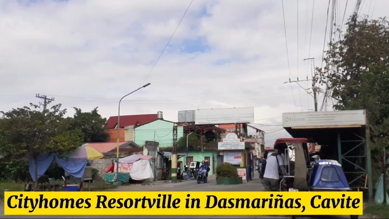 Cityhomes Resortville In Dasmariñas, Cavite Street Tour - YouTube