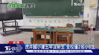 虎井國小連五年沒新生 全校僅2名小6生｜TVBS新聞 @TVBSNEWS02