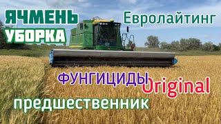 Уборка ячменя после Евролайтинга | Итоги опытов по фунгицидам