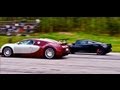 Bugatti Veyron 16.4 vs McLaren MP4-12C 625 HP Factory Power Upgrade Race 1