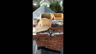 Brick Chimney Falling Apart