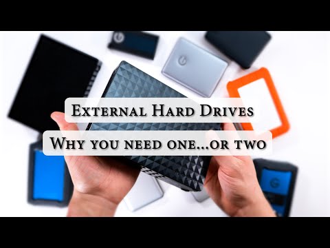 What is the best external hard drive for storing video?