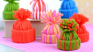 How to Make a Mini Yarn Hat Ornament | Sophie's World
