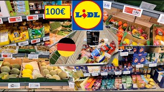 🇩🇪  100€ Grocery Shopping at Lidl in Germany [turn ENGLISH SUBTITLES ON]