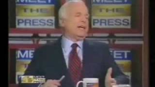 John McCain Goes On Meet The Press \u0026 Looks Silly