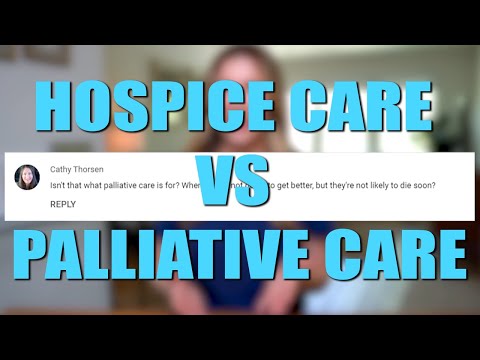 What kind of patient should be in hospice?