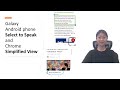Galaxy Android smartphone features to help in Reading - Select to Speak and Simplified View