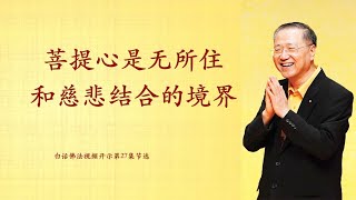 无所住与慈悲结合的境界，那就是菩提心 --- 卢军宏台长白话佛法视频开示第27集节选