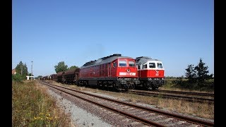 2X Ludmilla 232 512 u. 233 322 in Rätzlingen