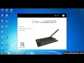 Install Driver One by Wacom CTL 471 Tablet (English)