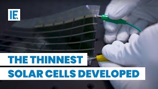 MIT Makes a Super Thin Solar Cell That Can Turn Any Surface into a Power Plant