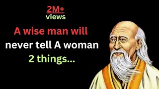 Lao Tzu' Life Lessons Men Learn Too Late In Life