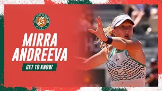 Get to know Mirra Andreeva | Roland-Garros 2023