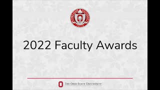 2022 Faculty Awards ceremony