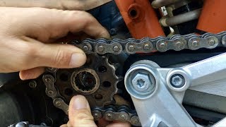 How to Change KTM 690 Enduro R Countershaft Sprocket