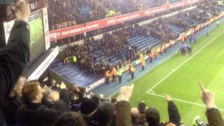 Flare Thrown onto Pitch - Charlton Millwall