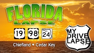 Chiefland to Cedar Key, Florida: SR 24 Dashcam Drive