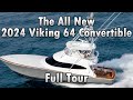 View this Full Tour of the Brand New 2024 Viking 64 Convertible Deep Ocean Yacht