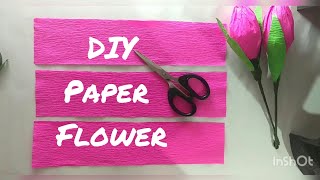 How to make Easy paper Flower|| DIY paper flower\ paper craft