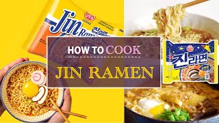 How to cook JIN RAMEN Noodle - KOREAN FOOD