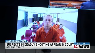 Suspects in Daviess Co. murder make video court appearances