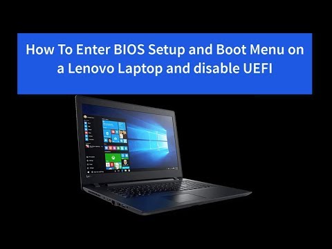 How To Enter BIOS Setup and Boot Menu on a Lenovo Ideapad Laptop and Disable UEFI How To Enter BIOS Setup and Boot Menu on a Lenovo Ideapad Laptop and Disable UEFI