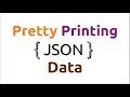 Pretty Printing JSON data using Python