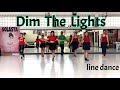 Dim The Lights line dance (Maddison Glover & Simon Ward)