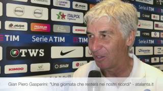 Atalanta-ChievoVerona, il commento di Gian Piero Gasperini