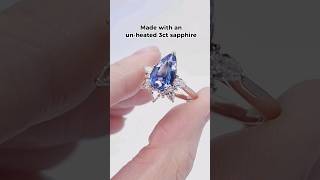 3ct unheated sapphire engagement ring #proposal #engagement