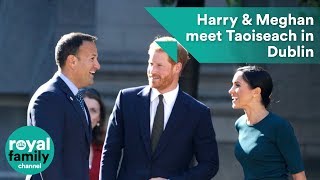 Prince Harry and Meghan, Duchess of Sussex meet Taoiseach in Dublin