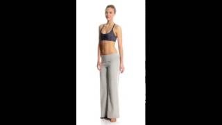 Hard Tail Contour Rolldown Wide Leg Yoga Pants | SwimOutlet.com