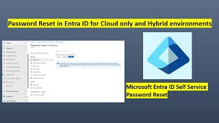 Password Reset in Entra ID for Cloud only and Hybrid environments